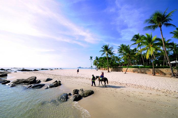 Hua Hin, station balnéaire prisée des familles thaïlandaises