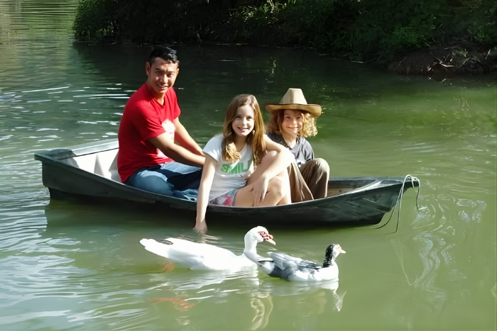 Faire du mini-canoe