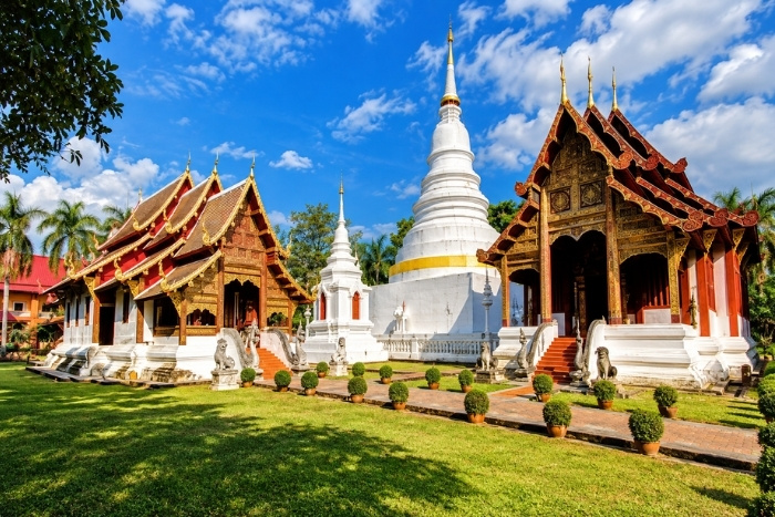 Beaut&eacute; architecturale du Wat Phra Singh
