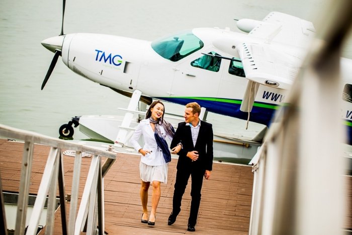 Pr&eacute;parez-vous pour une excursion en hydravion dans la baie d'Halong !