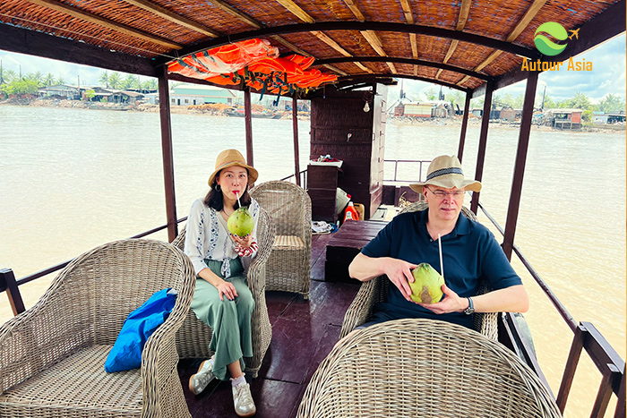 Croisière en sampan au delta du Mékong