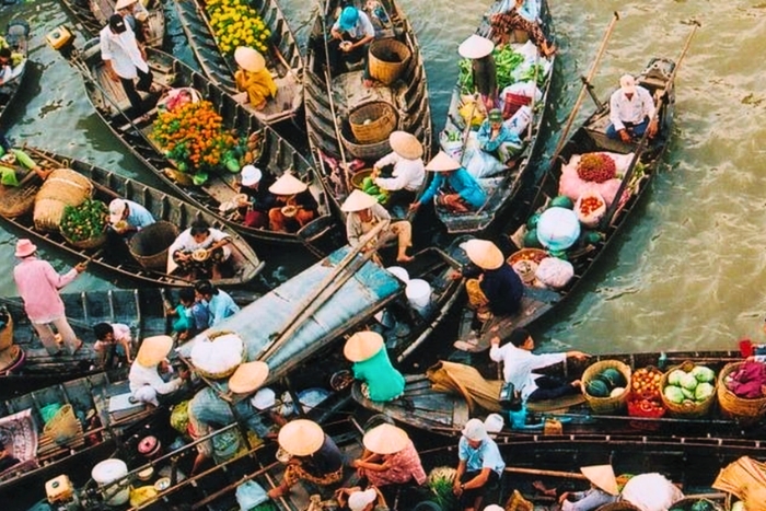 D&eacute;couvrir le march&eacute; flottant de Cai Rang