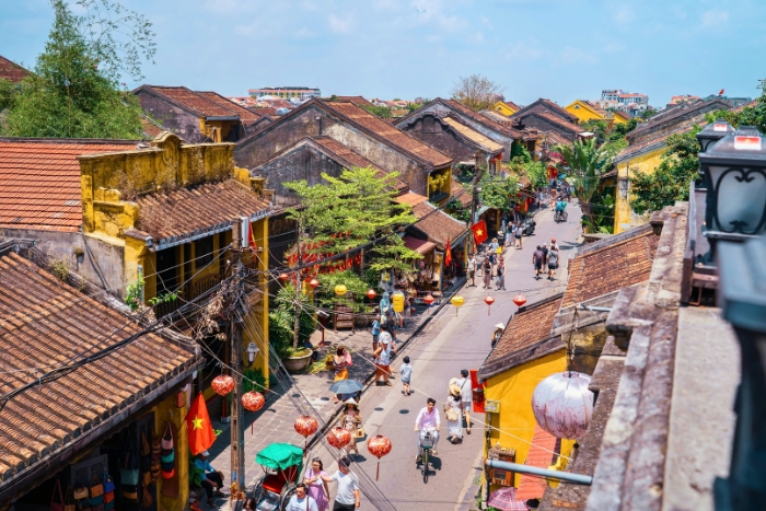 D&eacute;couvrir les rues color&eacute;es de Hoi An &agrave; son rythme