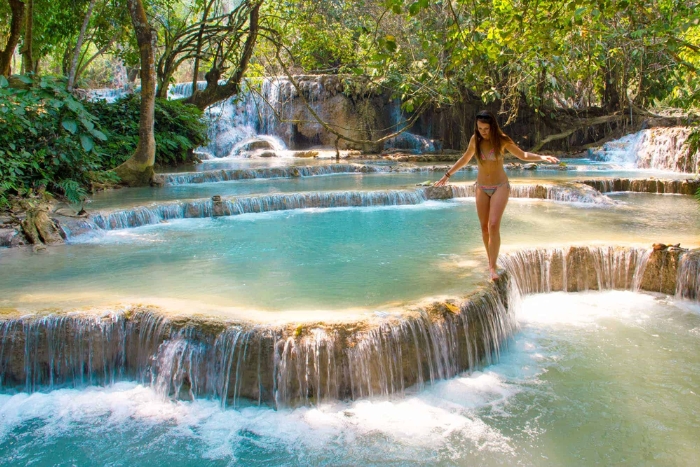 Chutes de Kuang Si, Laos