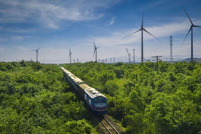 Paysages à couper le souffle sur les routes ferroviaires au Vietnam