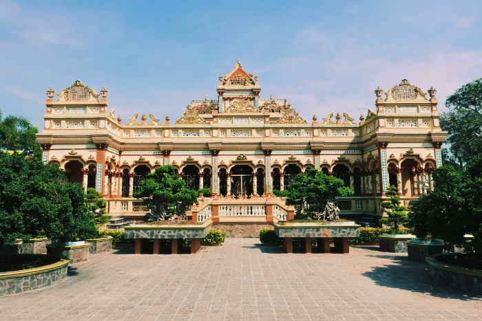 Pagode Vinh Trang, monument embl&eacute;matique de Tien Giang