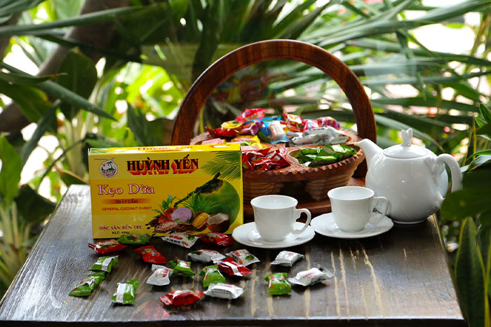 Les bonbons à la noix de coco à Ben Tre