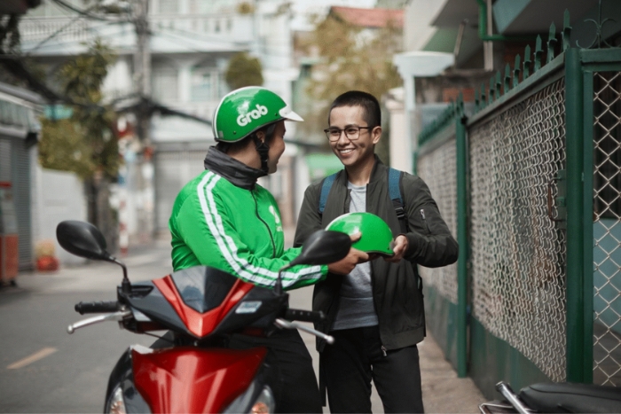 Grab, un moyen de transport à Ben Tre simple et pratique