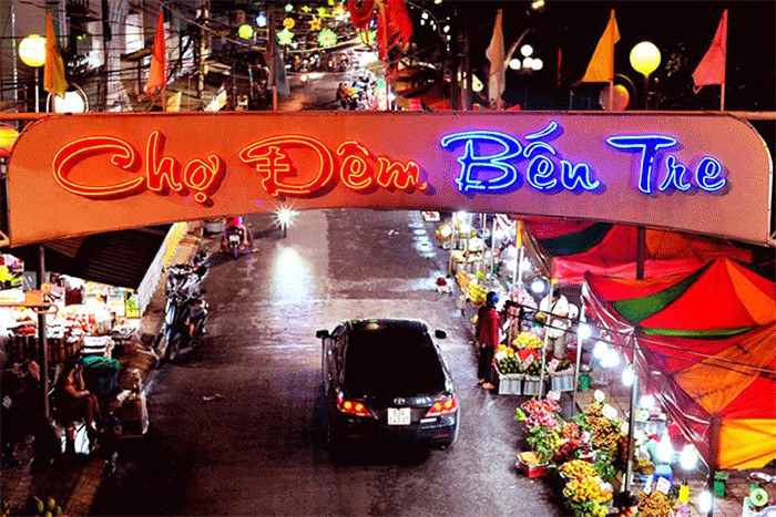 Le marché de nuit de Ben Tre