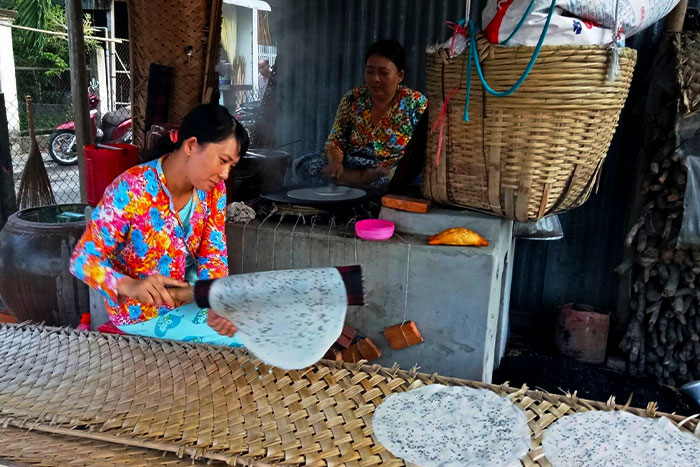 Village d'artisanat de papier de riz de My Long à Ben Tre