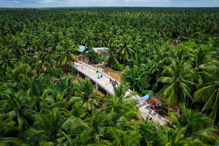 Les cocoteraies verdoyantes qui entourent Ben Tre sont à ne pas manquer