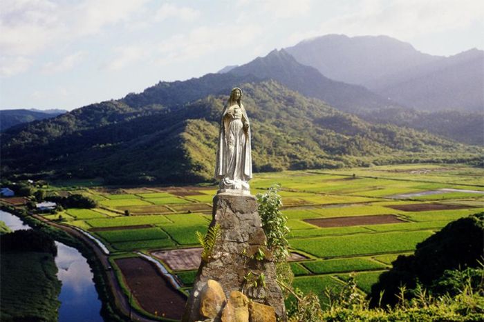 Statue du temple Mang Den