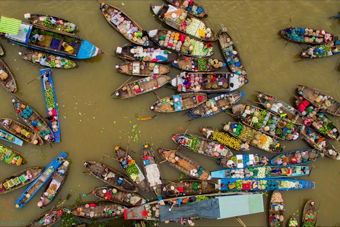 Meilleur moment pour visiter le marché flottant de Cai Rang