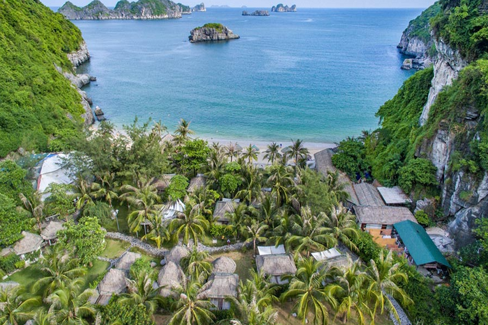 Plage de Tung Thu à Cat Ba 