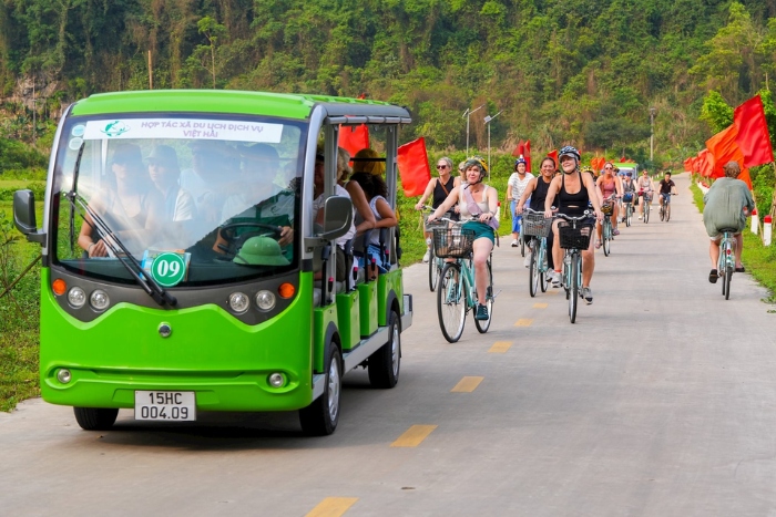 Vélo tour au village de Viet Hai