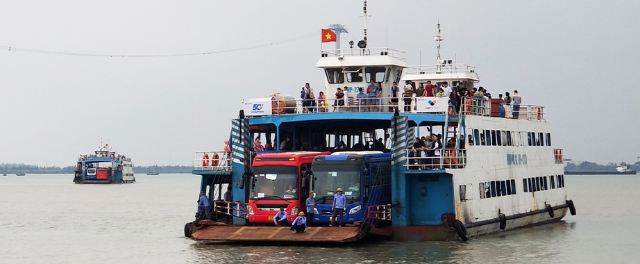 Got Ferry from Hai Phong side
