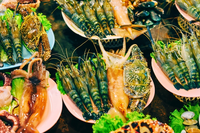 Fruits de mer frais de Lan Ha