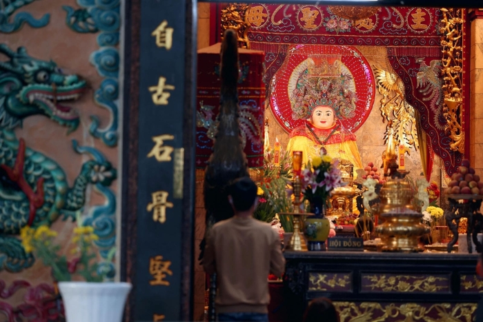 Le temple Ba Chua Xu attire de nombreux pèlerins venus de toutes les régions pour prier et rendre hommage à la déesse