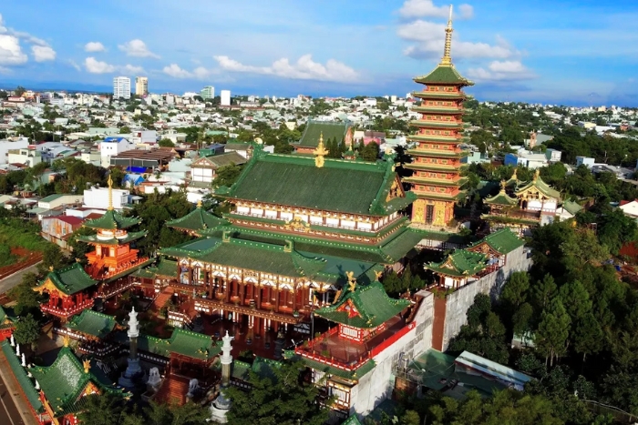 Pagode Minh Thanh à Pleiku - début paisible du circuit Pleiku Kon Tum 4 jours