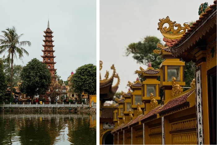 Pagode Tran Quoc - meilleur endroit à visiter à Hanoi