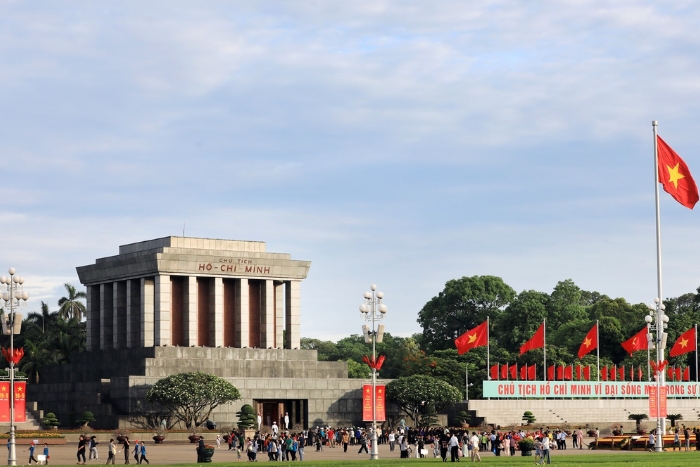 Trajet en Grab pour visiter Hanoi en une journée vers le Mausolée