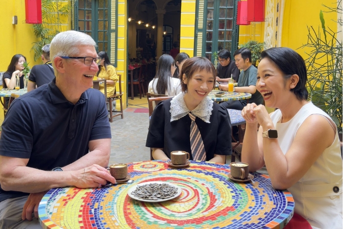 C'est le lieux où Tim Cook, le PDG d'Apple a dégusté un café aux œufs