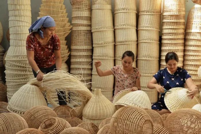 La vannerie traditionnelle de Phu Vinh