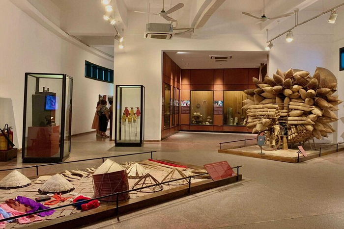 Espace à l'intérieur du Musée d'Ethnographie du Vietnam