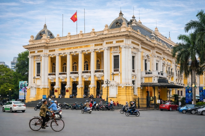 Admirer l’architecture coloniale française à l’Opéra de Hanoi