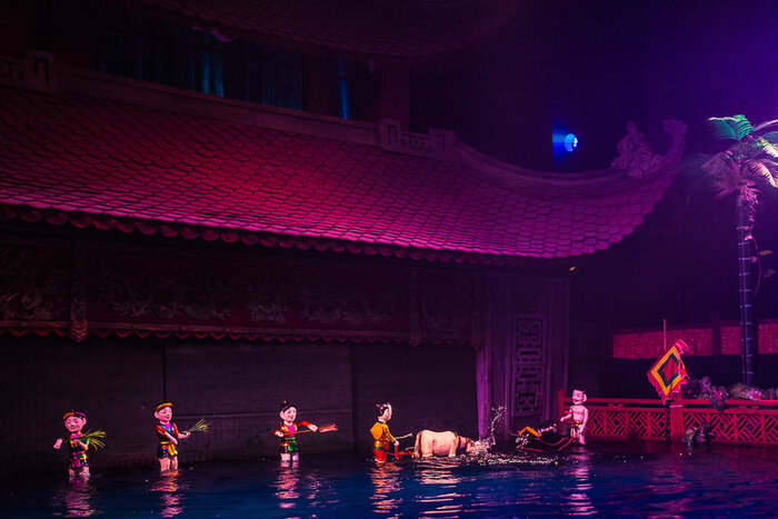 Art des marionnettes sur l'eau du Vietnam