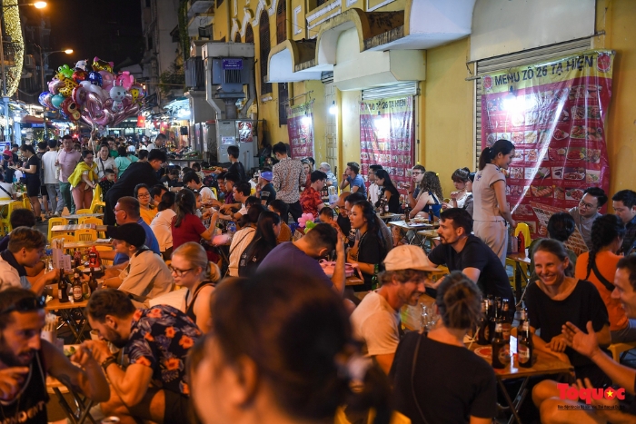 Rue Ta Hien, vieux quartier de Hanoï