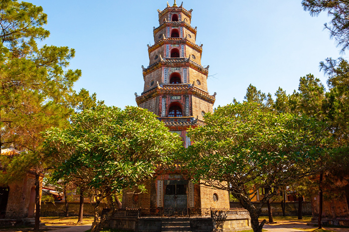 Pagode Thien Mu, pagode la plus connue à Hué