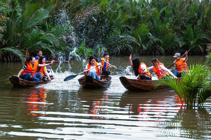 Experience sampan à Ben Tre, delta du Mékong