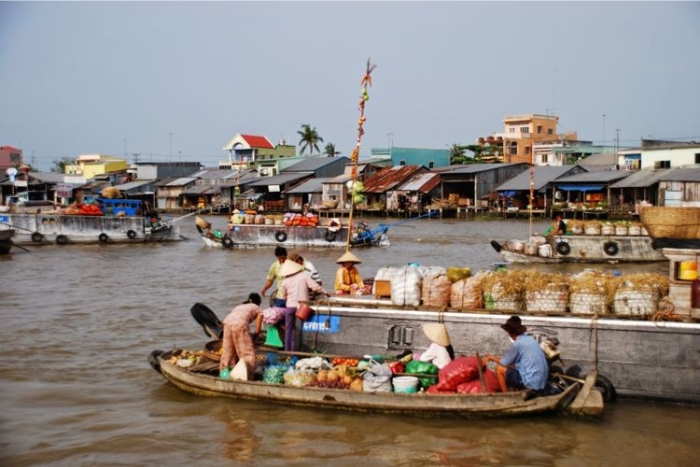 Binh Hoa Phuoc dans le delta du Mékong