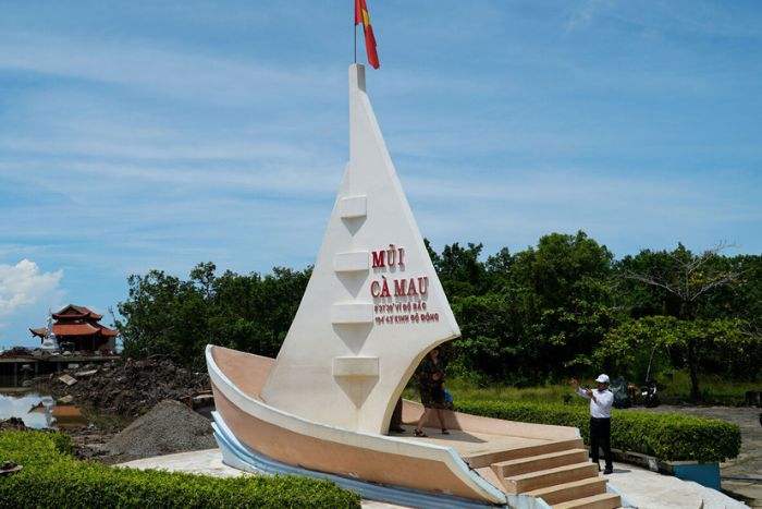 Le monument du cap Ca Mau