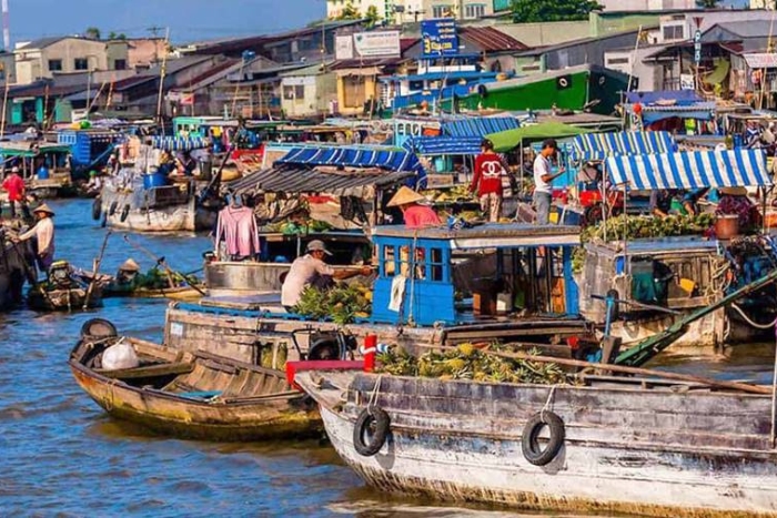 Marché flottant Ca Mau