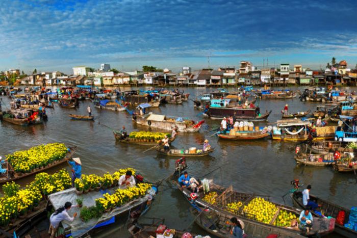 Marché flottant de Cai Rang - Incontournable lors de l’itinéraire de 4 jours à Can Tho, Sadec et Long Xuyen