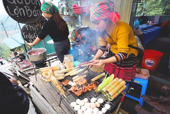 Cuisine de la région Nord-Ouest - Cat Cat Sapa Vietnam