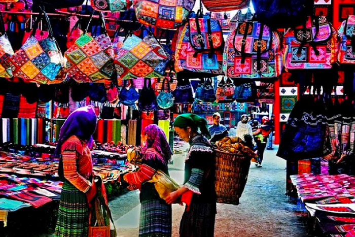 Marché Bac Ha à Sapa