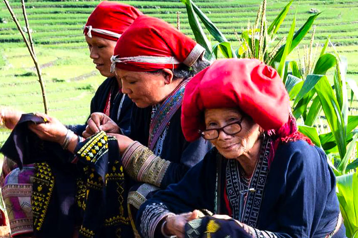 Rencontre avec les Dao rouges à Sapa