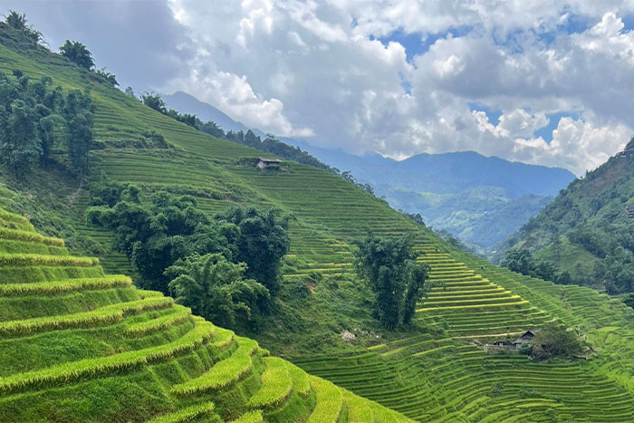  Le village de Giang Ta Chai, entouré d'une nature splendide