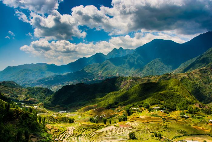 Nature majestueuse à Sapa au nord du Vietnam