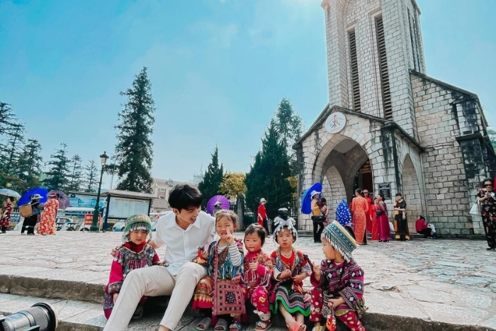&Eacute;glise en pierre de Sapa