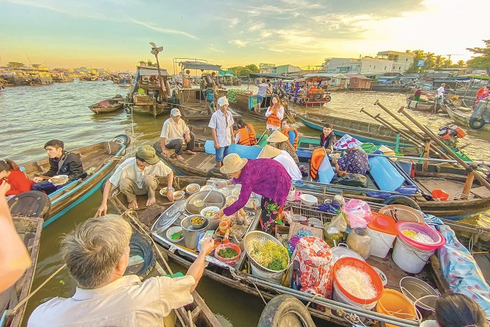 Marché flottant de Cai Be