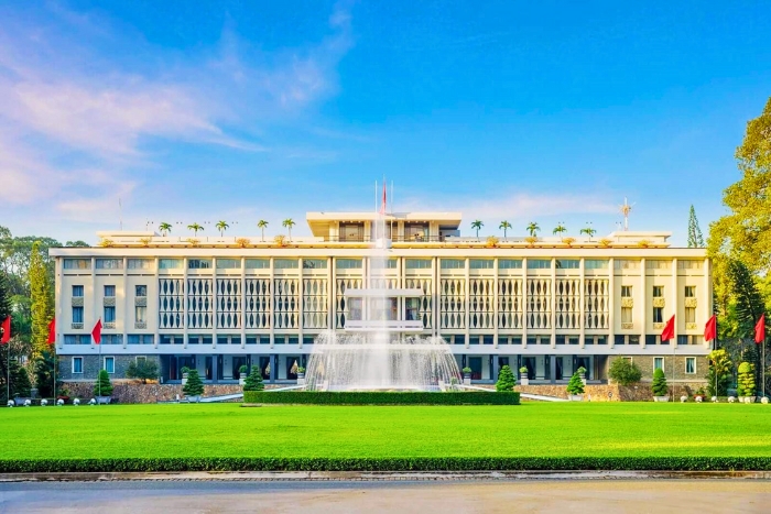 Palais de la Réunification à Saigon, symbole d’histoire et d’élégance