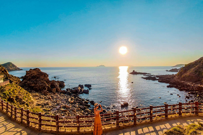 Eo Gio Quy Nhon, falaise spectaculaire sur les plages au centre Vietnam en décembre