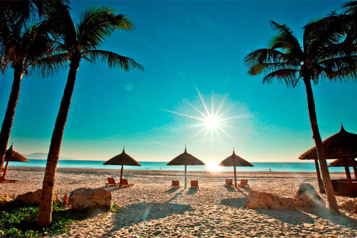 Plage de My Khe en décembre