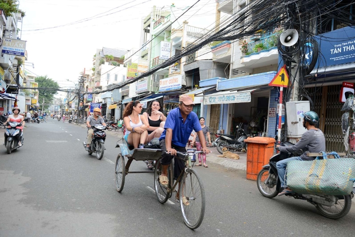 Balade à vélo ou en xe lôi (triporteur local) pendant 2 semaines au Vietnam Cambodge