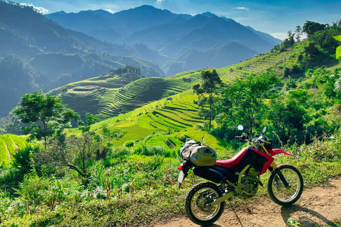 Circuit moto à Sapa