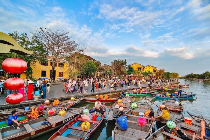Ancienne ville de Hoi An au centre du Vietnam